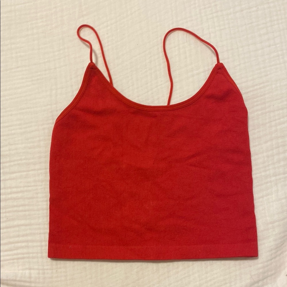 Red Women's Tank Top